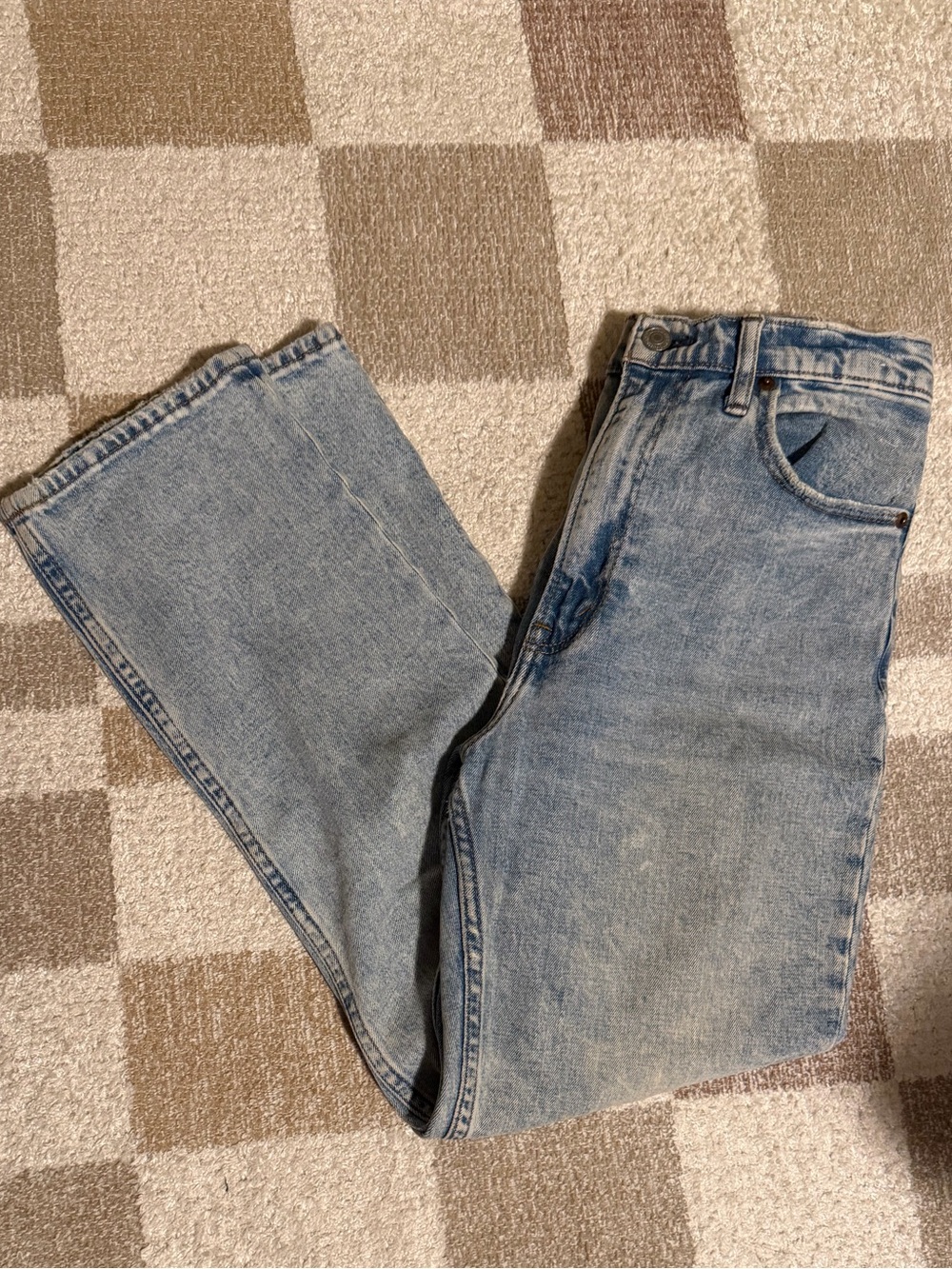 Abercrombie Curve Love Ankle Straight Leg Jeans